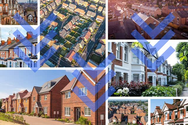 ONS House Price Index: some council areas saw the value of property fall by more than 4% last month. (Image: NationalWorld/Mark Hall)