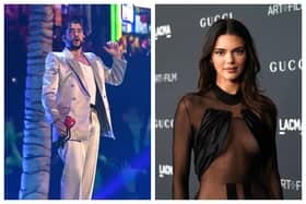 Bad Bunny and Kendall Jenner have reportedly been seen 'making out' at a nightclub. Photographs by Getty