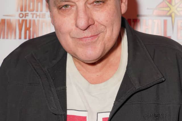 Tom Sizemore attends the world premiere red carpet for “Night of the Tommyknockers” at  the Fine Arts Theatre on November 19, 2022 in Beverly Hills, California. (Photo by Gonzalo Marroquin/Getty Images)