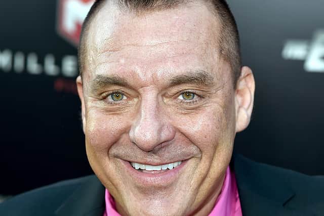 Actor Tom Sizemore attends the premiere of Lionsgate Films’ “The Expendables 3” at TCL Chinese Theatre on August 11, 2014 in Hollywood, California.  (Photo by Kevin Winter/Getty Images)