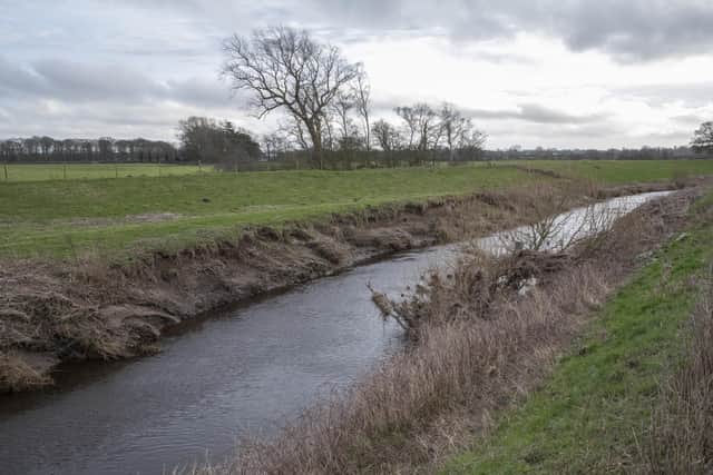 The location on the River Wyre near St Michael’s on Wyre where police recovered a body (Photo: PA)