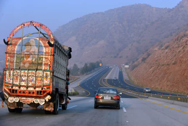 The vehicle was reportedly passing a curved patch on the Islamabad-Lahore motorway when its brakes failed