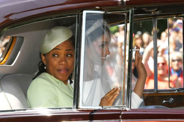 Doria Ragland is believed to still call her daughter Meghan by her childhood pet nickname, 'flower.' (Photo by Bruce Adams - WPA Pool/Getty Images)