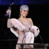 Rihanna's style was celebrated in 2014 when she won a CFDA fashion award (Pic:Getty)