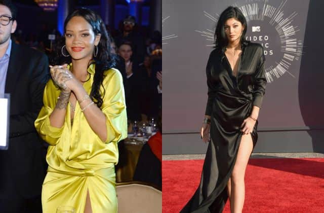 Kylie Jenner has taken inspiration from Rihanna since 2014 (Pic:Getty)
