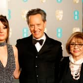 British actor Richard E. Grant pictured with his wife Joan Washington in 2019. (Getty Images)