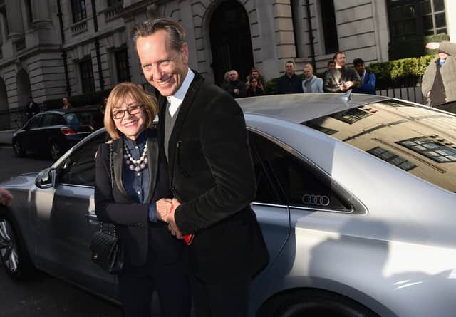 Joan Washington and Richard E. Grant pictured at the Jameson Empire Awards 2016. (Getty Images)