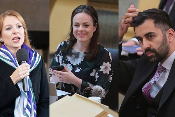 Ash Regan, Kate Forbes and Humza Yousaf have announced they are standing to replace Nicola Sturgeon. Credit: PA / Getty Images
