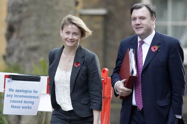 Yvette Cooper and Ed Balls were both in the Cabinet during the noughties (image: AFP/Getty Images)