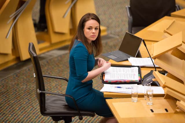 SNP leadership candidate Kate Forbes has said that she would have voted against same-sex marriage had she been a member of the Scottish parliament at the time. (Credit: Getty Images)