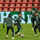 Real Madrid in training at Anfield ahead of UCL fixture 