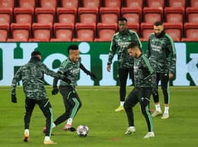 Real Madrid in training at Anfield ahead of UCL fixture 