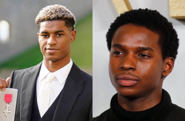 Marcus Rashford could be played by Kedar Williams-Stirling from Sex Education (Pic:Getty)