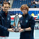 Russia tennis stars Daniil Medvedev (L) and Andrey Rublev (R) will suffer consequences of IOC statement