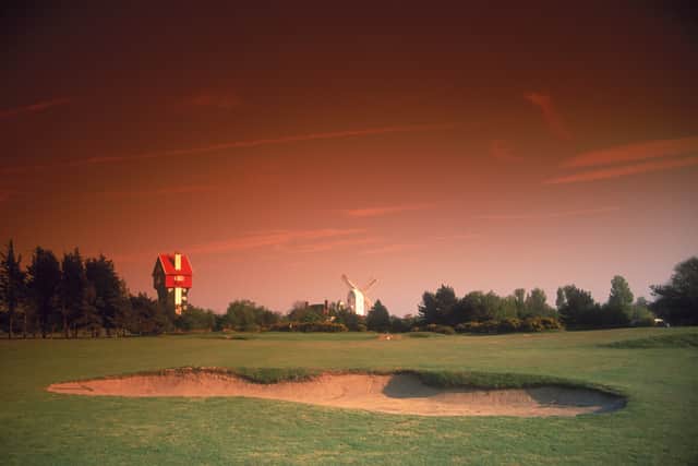 The House in the Clouds overlooks a golf course in Suffolk. (Getty Images)
