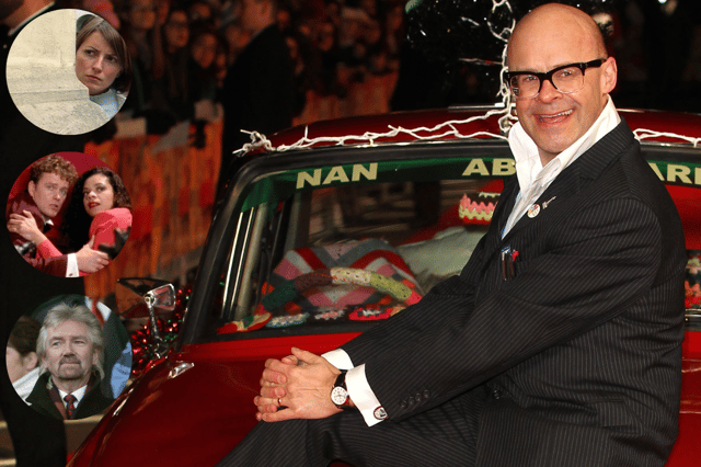 Harry Hill (main) has seen his Saturday evening television series You’ve Been Framed suffer the same fate as (top to bottom) Davina McCall in Streetmate, Bugs and Noel’s House Party (Credit: Getty Image/BBC Pictures/Channel 4)