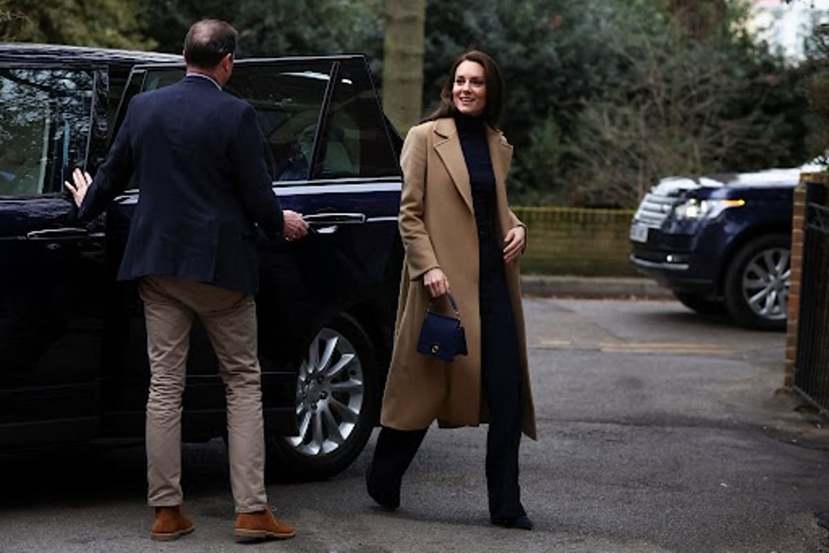 Kate Middleton's camel coat look is also favoured by Meghan