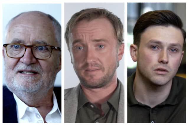 Jim Broadbent, Tom Felton, and Jamie Knox feature on the ITVX documentary