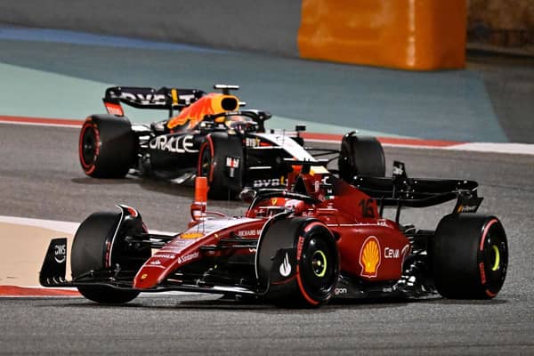 Charles Leclerc and Max Verstappen in Bahrain 2022. (Picture: Getty Images)