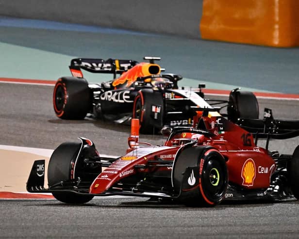 Charles Leclerc and Max Verstappen in Bahrain 2022