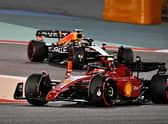 Charles Leclerc and Max Verstappen in Bahrain 2022