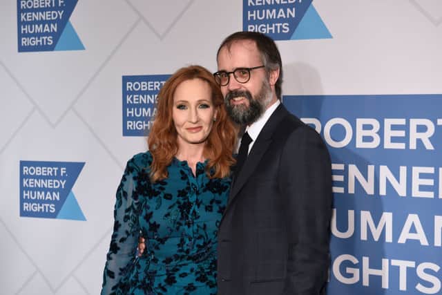 J.K. Rowling and second husband, Neil Murray, attend the Robert F. Kennedy Human Rights Hosts 2019 Ripple Of Hope Gala & Auction In NYC on December 12, 2019 in New York City. (Photo by Mike Pont/Getty Images for Robert F. Kennedy Human Rights)