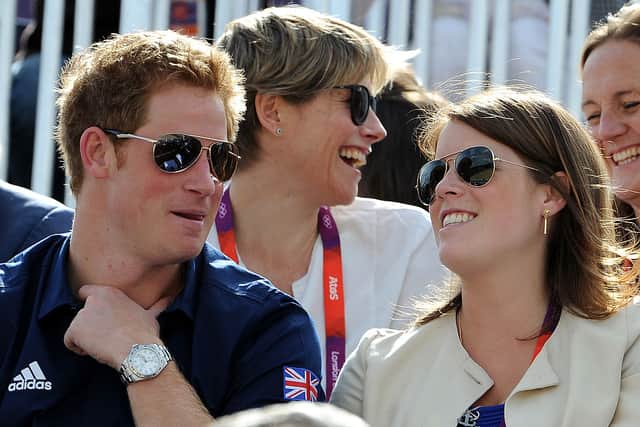 As cousins, Prince Harry and Princess Eugenie have always enjoyed a close relationship. Photograph by Getty 