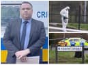Detective Chief Inspector John Caldwell was targeted in the shooting (Images: PA / Handout)