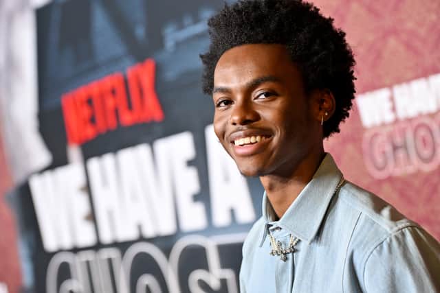 Jahi Di’Allo Winston attends Netflix’s “We Have A Ghost” Premiere on February 22, 2023 in Los Angeles, California. (Photo by Charley Gallay/Getty Images for Netflix)