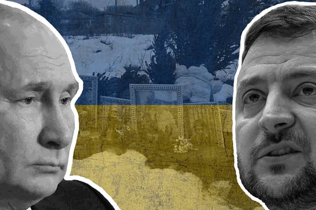 Putin has so far failed in his aims of conquering Ukraine, while Zelensky is putting up a fight. (Credit: Mark Hall/NationalWorld)