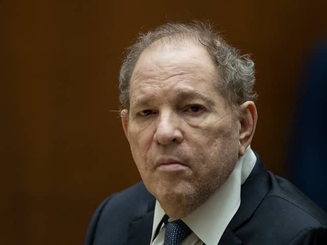 Former film producer Harvey Weinstein appears in court at the Clara Shortridge Foltz Criminal Justice Centre on October 4, 2022 in Los Angeles, California. (Picture: Etienne Laurent-Pool/Getty Images) 