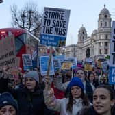 The government is planning to soften its hardline position towards striking NHS workers in a fresh bid to bring the long-running dispute to an end, reports suggest. Credit: Getty Images