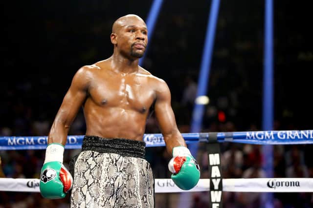 Floyd Mayweather is set to fight on UK soil for the first time (Pic:Getty)
