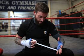 Aaron Chalmers prepares for his bout against Floyd Mayweather Jr this weekend (Credit: James Chance/Getty Images)