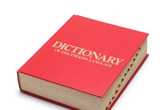 A dictionary may not be an obvious choice for a World Book Day costume, but it could be a good last minute option.