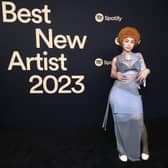 Ice Spice attends Spotify's 2023 Best New Artist Party at Pacific Design Center on February 02, 2023 in West Hollywood, California. (Photo by Matt Winkelmeyer/Getty Images for Spotify )