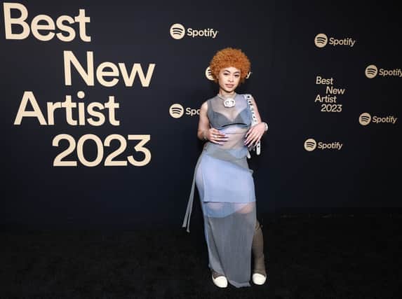 Ice Spice attends Spotify's 2023 Best New Artist Party at Pacific Design Center on February 02, 2023 in West Hollywood, California. (Photo by Matt Winkelmeyer/Getty Images for Spotify )