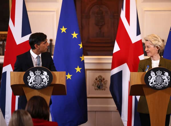 The Prime Minister agreed the ‘Windsor Framework’ on Monday (Photo: Getty Images)
