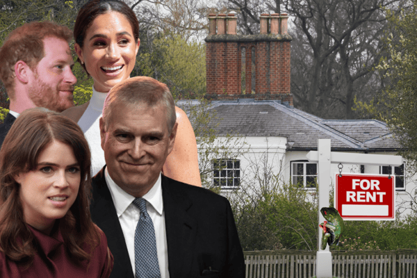 It’s all switcharoo as Prince Andrew is set to take over Frogmore House from Harry and Meghan - but where is Princess Eugenie in all of this? (Credit: Getty Images/Canva)