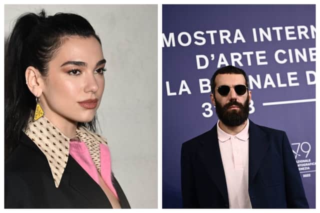Dua Lipa was spotted at Paris Fashion Week with rumoured new 'beau' Romain Gavras. Photographs by Getty