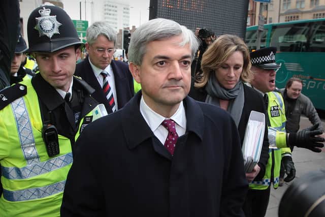 Liberal Democrats’ former MP Chris Huhne was sentenced to eight months in prison, along with his ex-wife Vicky Pryce, after being found guilty of perverting the course of justice. (Credit: Getty Images)