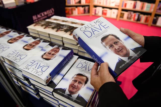 Oakenshott co-authored the 2015 unauthorised biography of David Cameron ‘Call Me Dave’. (Credit: Getty images)