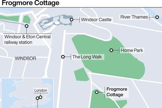 Location of Frogmore Cottage (Photo: Press Association Images)