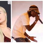 Kim Petras and Travis Scott are making the headlines today. Photographs by Getty