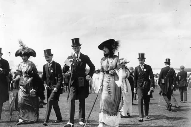 Aristocrats at the races in 1910 (Photo: Getty Images)