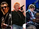 Glastonbury 2023 headliners Arctic Monkeys, Guns N’ Roses and Elton John. Picture: Getty Images/ NationalWorld Graphics team