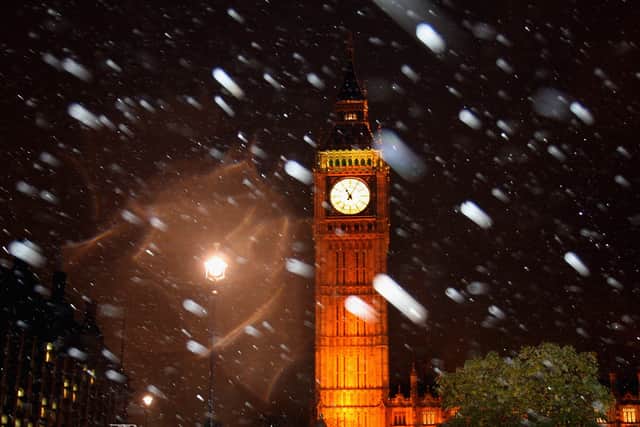 Snow in London in 2008