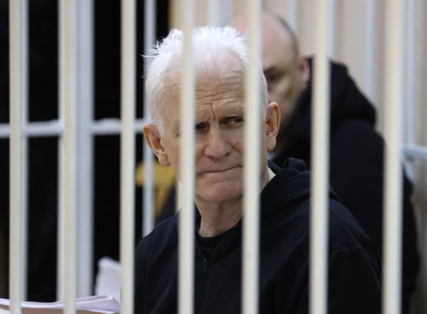 Ales Bialiatski has been sentenced to 10 years in prison in Belarus. (Credit: Getty Images)