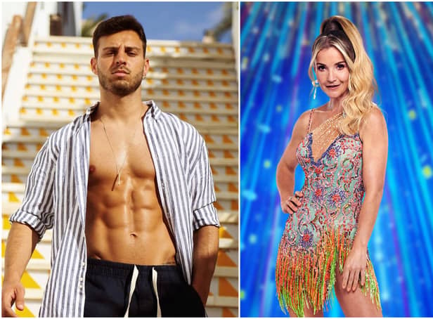Helen Skelton and Vito Coppola are rumoured to be an item after the Strictly Live tour (images: PA)