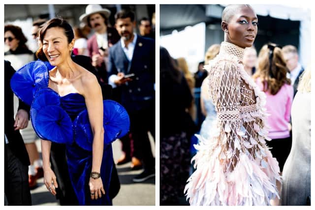 Michelle Yeoh and Jodie Turner Smith were two of the best dressed stars at the 2023 Film Independent Spirit Awards. Photographs by Getty